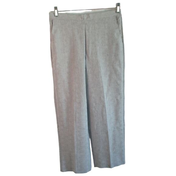 Alfred Dunner Women's Petite Gray Mid Rise Stretch Pull On Pants NWT Size 10P - Picture 1 of 10